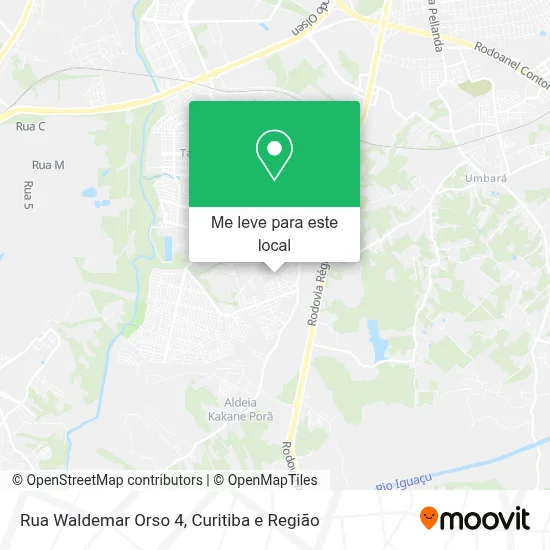 Rua Waldemar Orso 4 mapa