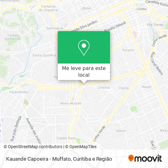 Kauande Capoeira - Muffato mapa