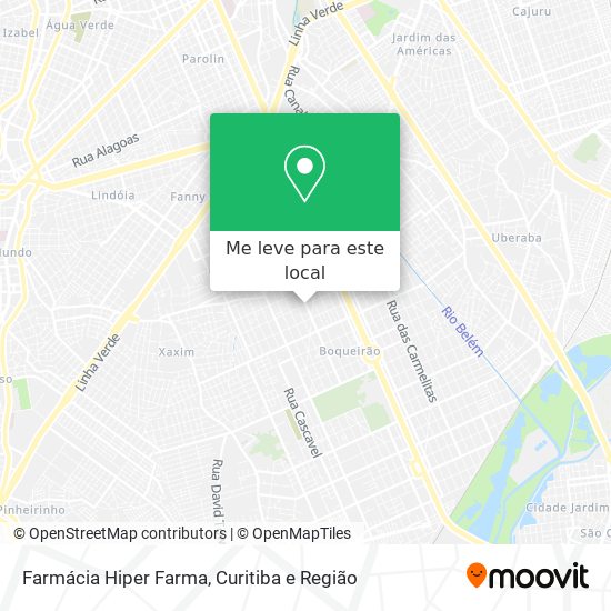 Farmácia Hiper Farma mapa