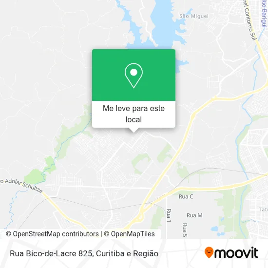 Rua Bico-de-Lacre 825 mapa