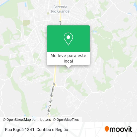 Rua Biguá 1341 mapa