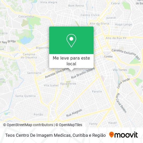 Teos Centro De Imagem Medicas mapa