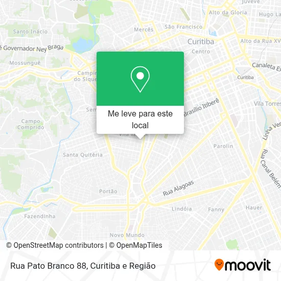 Rua Pato Branco 88 mapa
