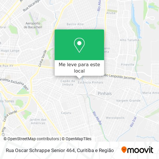 Rua Oscar Schrappe Senior 464 mapa