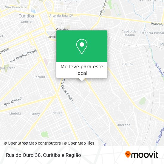 Rua do Ouro 38 mapa