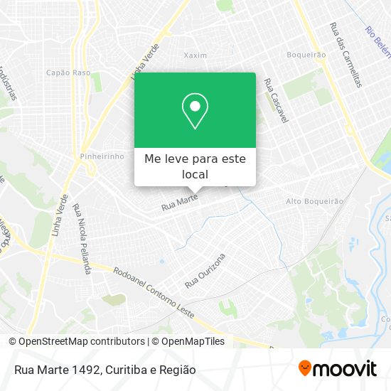 Rua Marte 1492 mapa