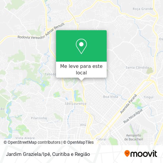 Jardim Graziela/Ipê mapa