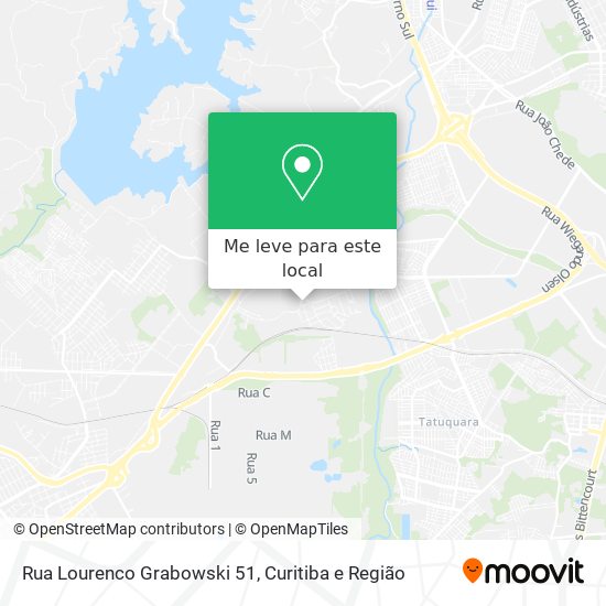 Rua Lourenco Grabowski 51 mapa