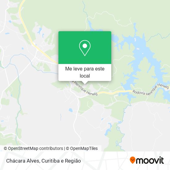 Chácara Alves mapa