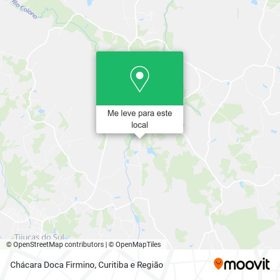 Chácara Doca Firmino mapa