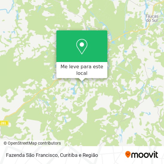 Fazenda São Francisco mapa