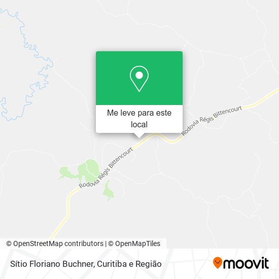 Sítio Floriano Buchner mapa