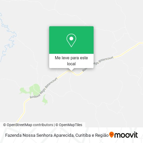 Fazenda Nossa Senhora Aparecida mapa