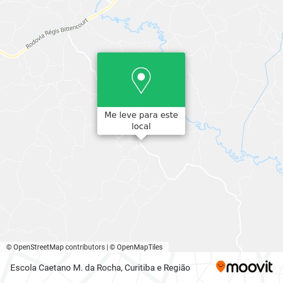 Escola Caetano M. da Rocha mapa