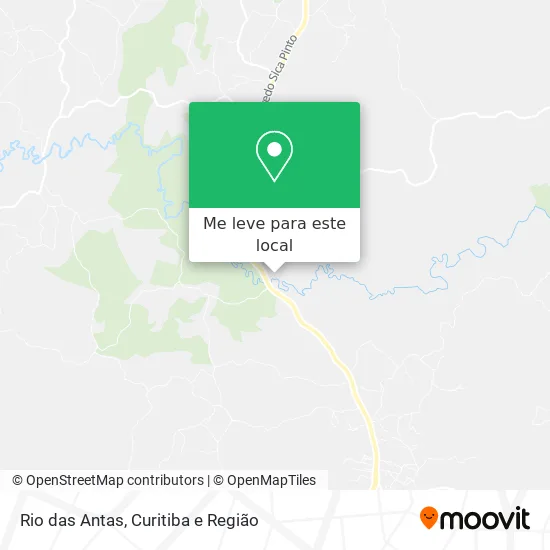 Rio das Antas mapa