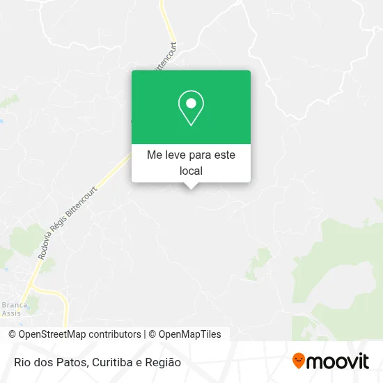 Rio dos Patos mapa