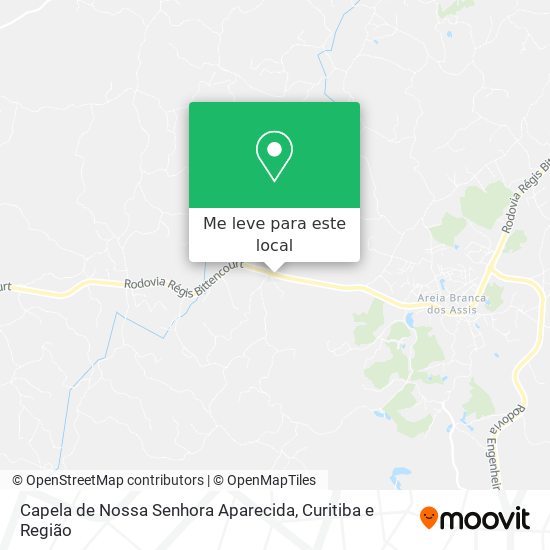 Capela de Nossa Senhora Aparecida mapa