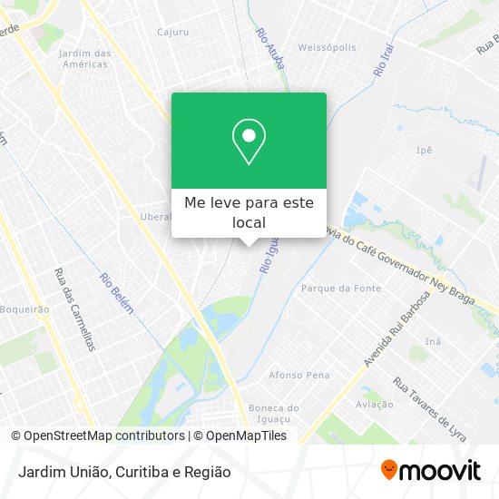 Jardim União mapa