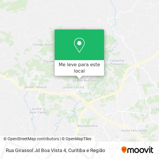 Rua Girassol Jd Boa Vista 4 mapa