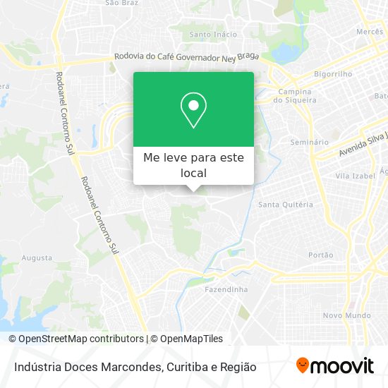 Indústria Doces Marcondes mapa