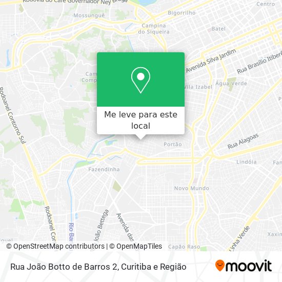 Rua João Botto de Barros 2 mapa