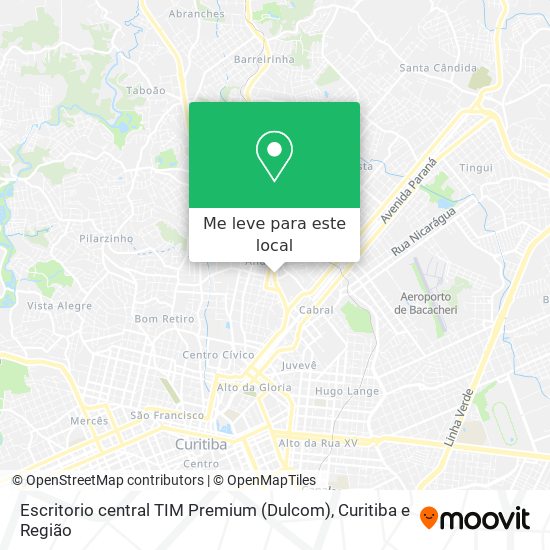 Escritorio central TIM Premium (Dulcom) mapa