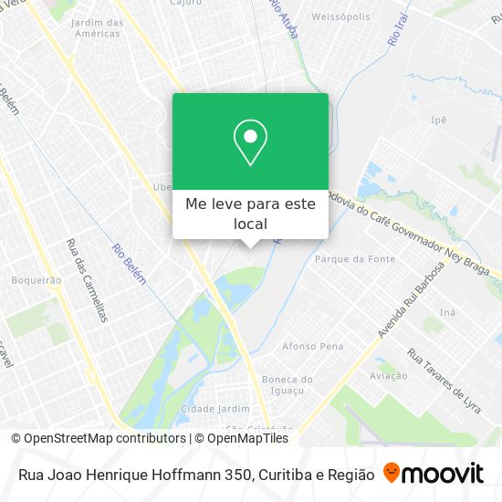 Rua Joao Henrique Hoffmann 350 mapa