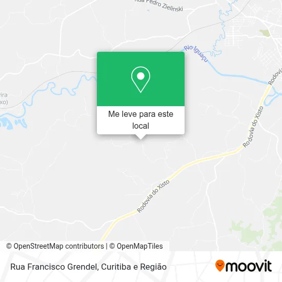 Rua Francisco Grendel mapa
