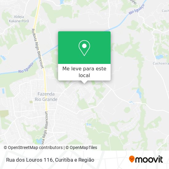 Rua dos Louros 116 mapa