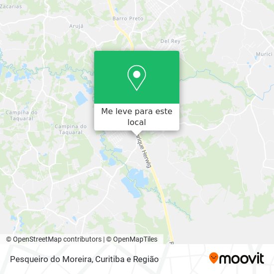 Pesqueiro do Moreira mapa