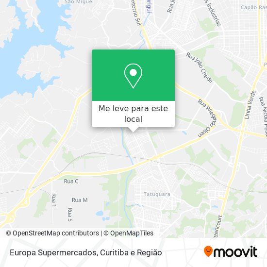 Europa Supermercados mapa