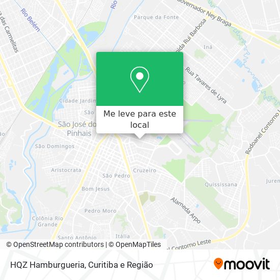 HQZ Hamburgueria mapa