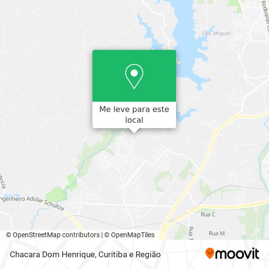 Chacara Dom Henrique mapa
