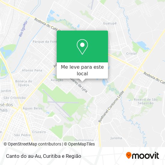 Canto do au-Au mapa