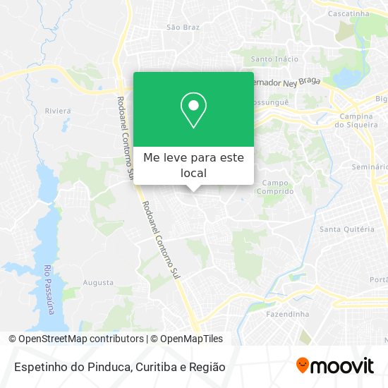 Espetinho do Pinduca mapa