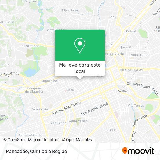 Pancadão mapa