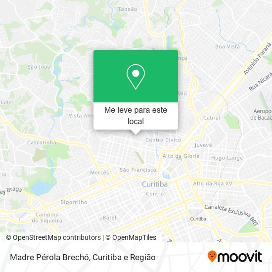 Madre Pérola Brechó mapa