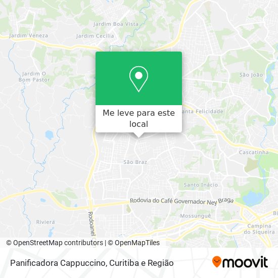 Panificadora Cappuccino mapa