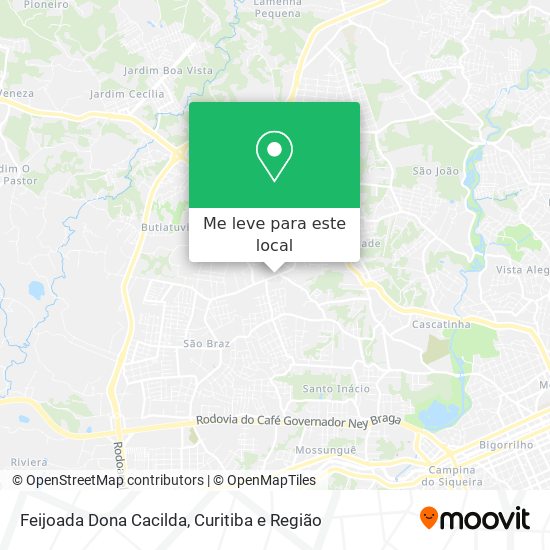 Feijoada Dona Cacilda mapa