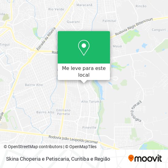 Skina Choperia e Petiscaria mapa