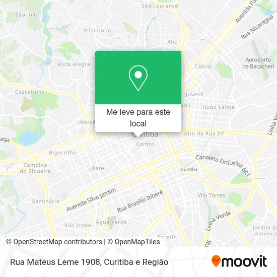 Rua Mateus Leme 1908 mapa