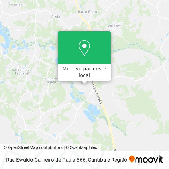 Rua Ewaldo Carneiro de Paula 566 mapa