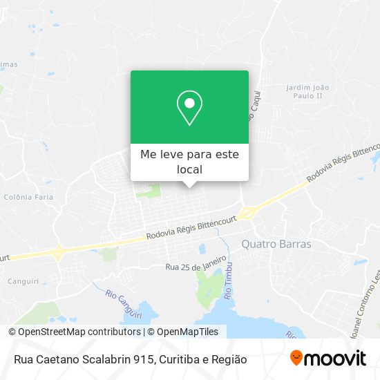 Rua Caetano Scalabrin 915 mapa