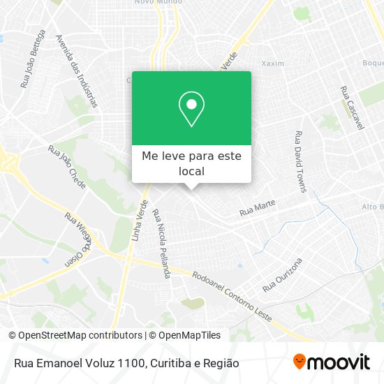 Rua Emanoel Voluz 1100 mapa