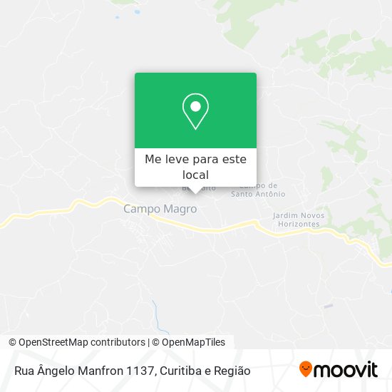 Rua Ângelo Manfron 1137 mapa
