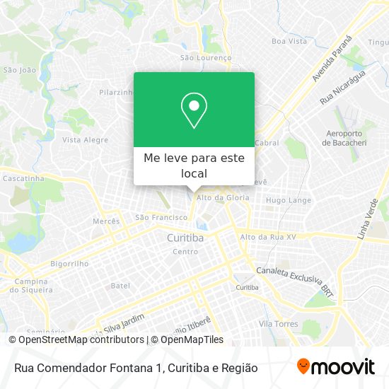 Rua Comendador Fontana 1 mapa