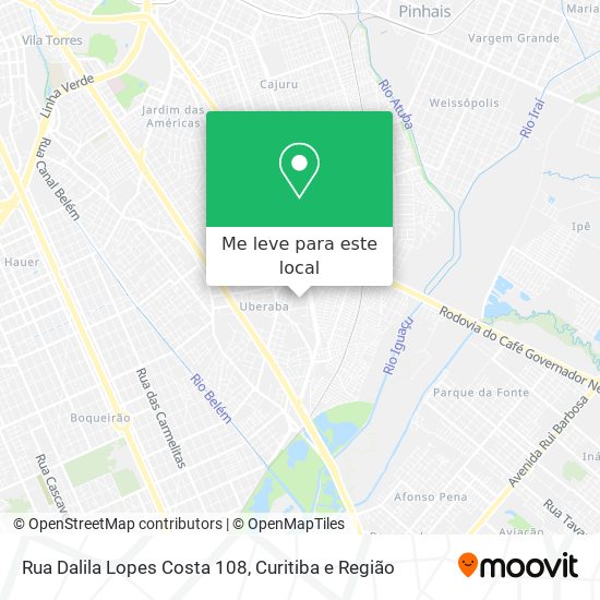 Rua Dalila Lopes Costa 108 mapa