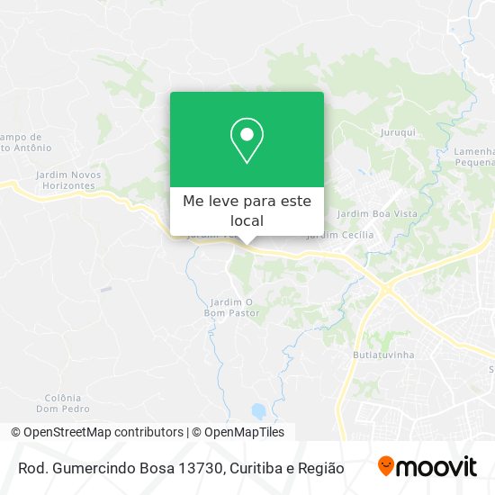 Rod. Gumercindo Bosa 13730 mapa