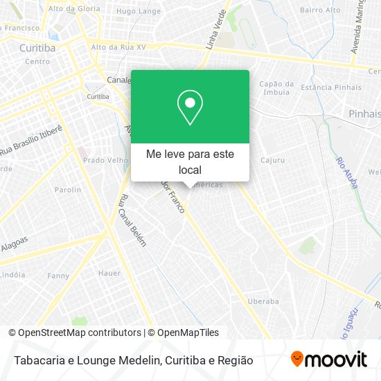 Tabacaria e Lounge Medelin mapa