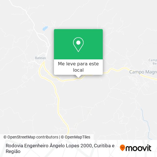 Rodovia Engenheiro Ângelo Lopes 2000 mapa